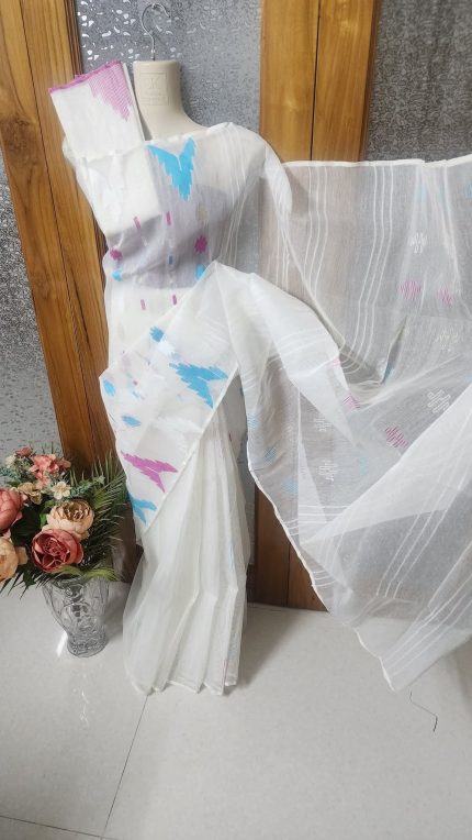 Dhakai Jamdani Saree