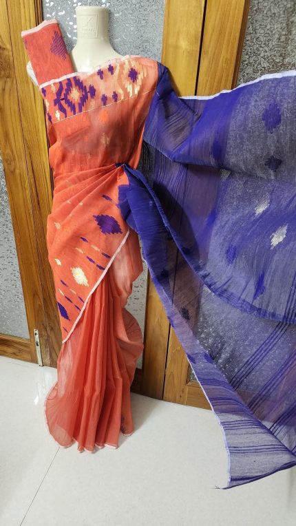 Dhakai jamdani Saree