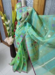 Dhakai Jamdani Saree - Image 4