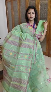 Dhakai Jamdani Saree - Image 2