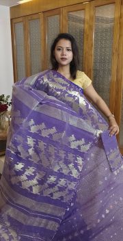 Dhakai jamdani saree - Image 2