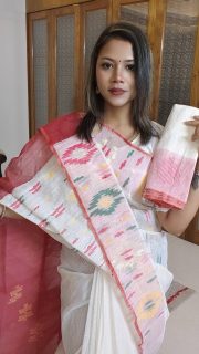 Dhakai jamdani saree - Image 2