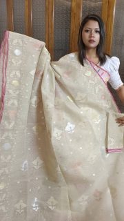 Dhakai Jamdani Saree