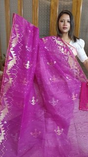 Dhakai Jamdani Saree