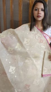 Dhakai Jamdani Saree - Image 3