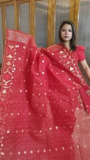 Dhakai Jamdani Saree