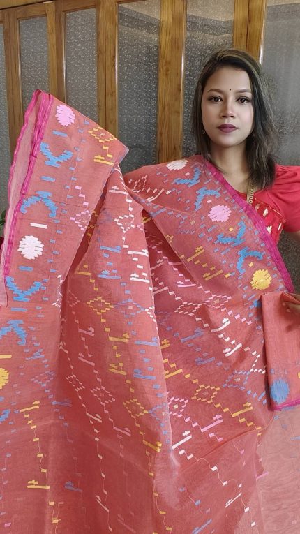 Dhakai Jamdani Saree