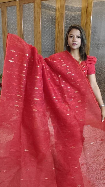 Dhakai Jamdani Saree