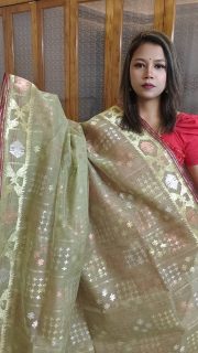 Dhakai Jamdani Saree