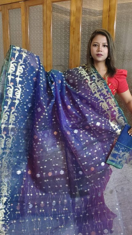 Dhakai Jamdani Saree