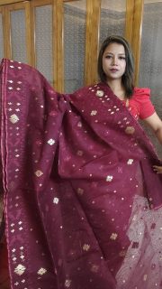 Dhakai Jamdani Saree