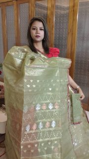 Dhakai Jamdani Saree - Image 3